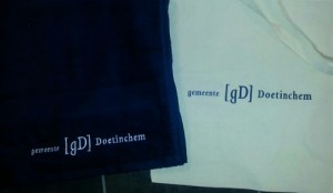 Geborduurde badlakens